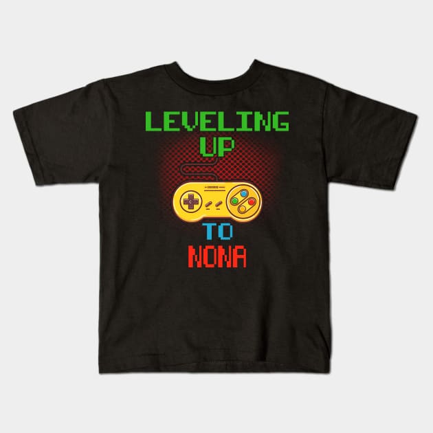 Promoted To NONA T-Shirt Unlocked Gamer Leveling Up Kids T-Shirt by wcfrance4
